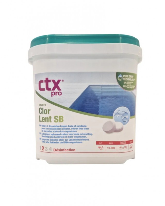 Désinfectant au chlore, hypocal, brome ou oxygène actif pour piscine de la marque CTX, achat autour de moi en Sud Gironde